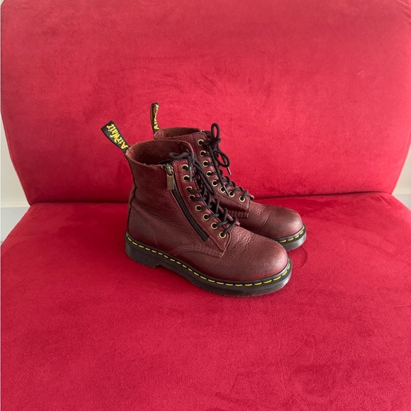 Dr. Martens Women Red Boots - Picture 2 of 12